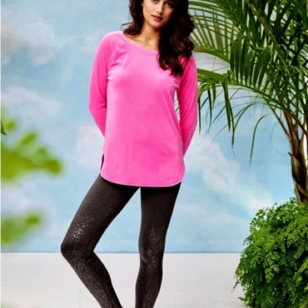 Lilly Pulitzer Blythe Velour Pullover NWT